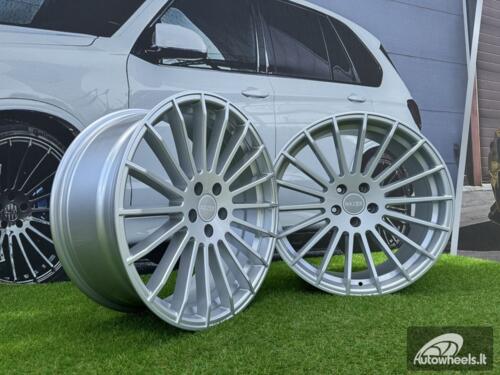 Ratlankis R20x10.5  5X112  ET  40  66.6  A1227  (HX010)  Silver Shining (SS)  For HAXER  (P)  (Rear+Front  (NEW CAP))