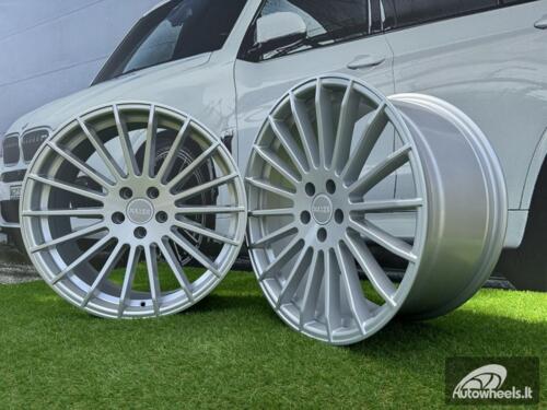 Ratlankis R20x10.5  5X112  ET  40  66.6  A1227  (HX010)  Silver Shining (SS)  For HAXER  (P)  (Rear+Front  (NEW CAP))