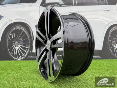 Ratlankis R17x7  4X108  ET  25  65.1  A5017  Black Polished (MB)  For PEUG  (P)