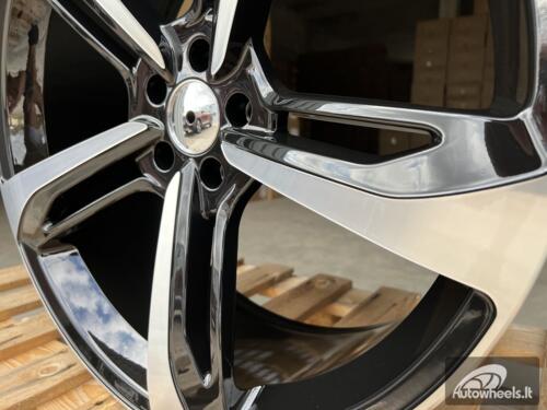 Ratlankis R22x9  5X112  ET  30  66.5  A513  (FR5191)  Black Polished+Powder Coating (MBPC)  For AUD  (P1)
