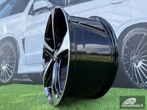 Ratlankis R22x9  5X112  ET  30  66.5  A513  (FR5191)  Black Polished+Powder Coating (MBPC)  For AUD  (P1)