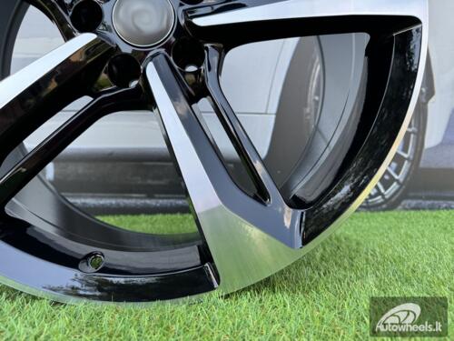 Ratlankis R22x9  5X112  ET  30  66.5  A513  (FR5191)  Black Polished+Powder Coating (MBPC)  For AUD  (P1)