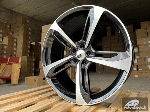 Ratlankis R22x9  5X112  ET  30  66.5  A513  (FR5191)  Black Polished+Powder Coating (MBPC)  For AUD  (P1)