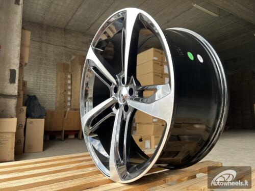 Ratlankis R22x9  5X112  ET  30  66.5  A513  (FR5191)  Black Polished+Powder Coating (MBPC)  For AUD  (P1)