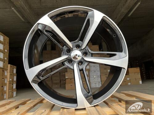 Ratlankis R22x9  5X112  ET  30  66.5  A513  (FR5191)  Black Polished+Powder Coating (MBPC)  For AUD  (P1)