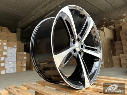 Ratlankis R22x9  5X112  ET  30  66.5  A513  (FR5191)  Black Polished+Powder Coating (MBPC)  For AUD  (P1)