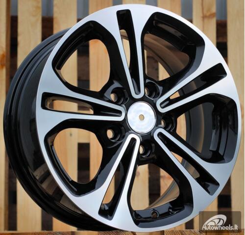 Ratlankis R15x6.5  5X114.3  ET  45  67.1  A5208  Black Polished (MB)  For HYUND  (P)