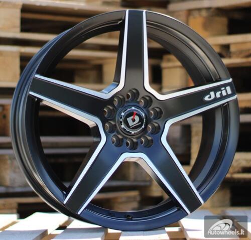 Ratlankis R18x8  10X105/114  ET  35  67.1  A5274  Black Polished Half Matt (MBHM)  For RACIN  (K7)  ()