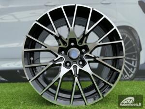 Ratlankis R18x8  5X120  ET  40  72.6  A5479  (BK5441)  Black Polished (MB)  For BMW  (R)  (Rear+Front)