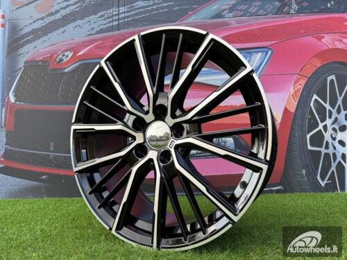 Ratlankis R19x8  5X120  ET  45  72.6  A5824  Black Polished (MB)  For BMW  (P)  ())