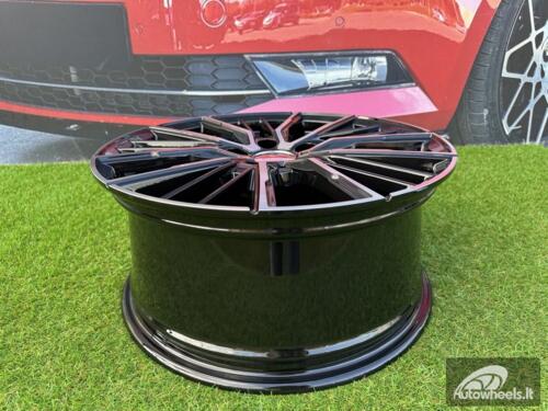 Ratlankis R19x8  5X120  ET  45  72.6  A5824  Black Polished (MB)  For BMW  (P)  ())