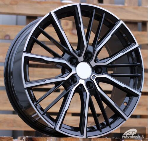Ratlankis R19x8  5X120  ET  45  72.6  A5824  Black Polished (MB)  For BMW  (P)  ())