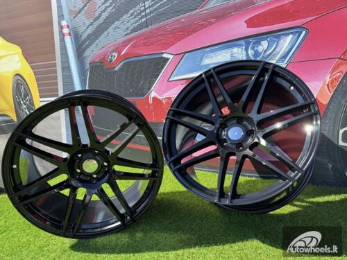 Ratlankis R22x10.5  5X120  ET  40  74.1  A6114  Black (BL)  For BMW  (P)  (Rear+Front)