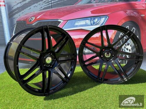 Ratlankis R22x10.5  5X120  ET  40  74.1  A6114  Black (BL)  For BMW  (P)  (Rear+Front)