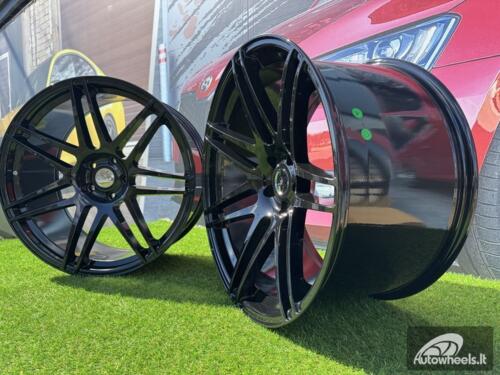 Ratlankis R22x10.5  5X120  ET  40  74.1  A6114  Black (BL)  For BMW  (P)  (Rear+Front)