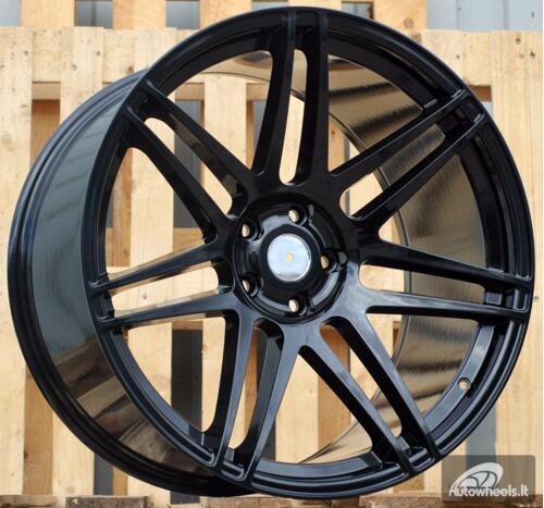 Ratlankis R22x10.5  5X120  ET  40  74.1  A6114  Black (BL)  For BMW  (P)  (Rear+Front)
