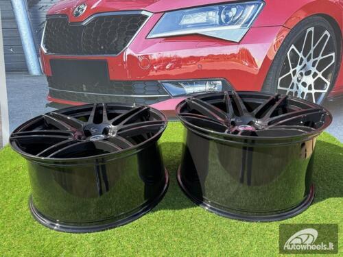 Ratlankis R22x12  5X120  ET  35  74.1  A6114  Black (BL)  Fits for BMW  (P)  (Rear+Front)