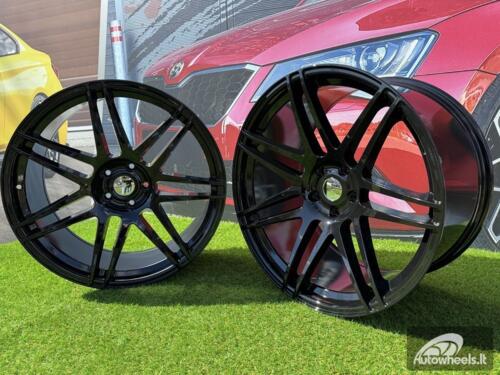 Ratlankis R22x12  5X120  ET  35  74.1  A6114  Black (BL)  For BMW  (P)  (Rear+Front)