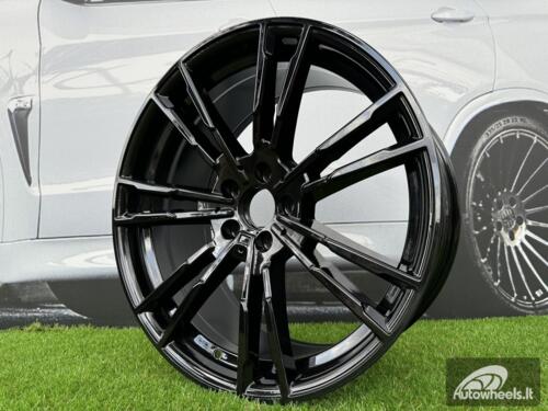 Ratlankis R20x8  5X112  ET  30  66.6  A7065  (BY1356)  Black (BL)  For BMW  (Z1+Z2)  (Rear+Front)