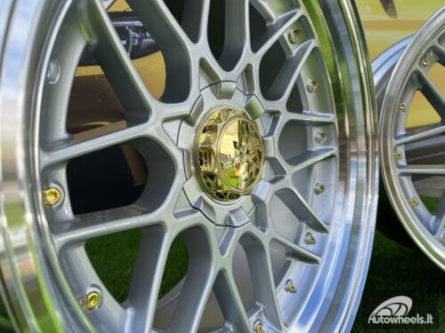 Ratlankis R16x8  8X100/114  ET  15  73.1  A8078  (HX025)  Silver+Polished Lip (SP)  For HAXER  (K4)  (Rear+Front)