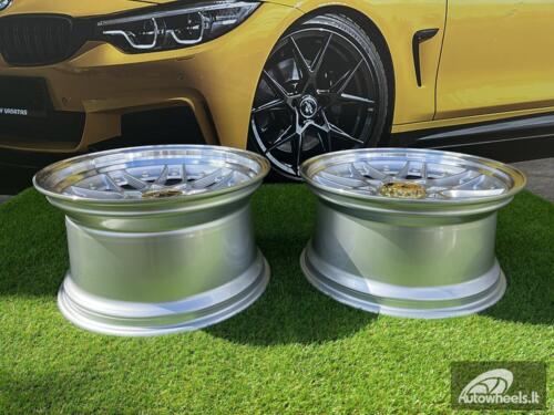 Ratlankis R16x8  8X100/114  ET  15  73.1  A8078  (HX025)  Silver+Polished Lip (SP)  For HAXER  (K4)  (Rear+Front)