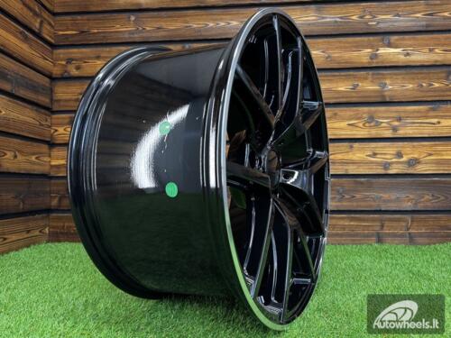 Ratlankis R21x10  5X130  ET  33  84.1  A8221  Black Matt+Polished Lip (BMPL)  For MER  (P+Z1)