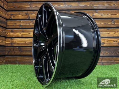 Ratlankis R21x10  5X130  ET  33  84.1  A8221  Black Matt+Polished Lip (BMPL)  For MER  (P+Z1)