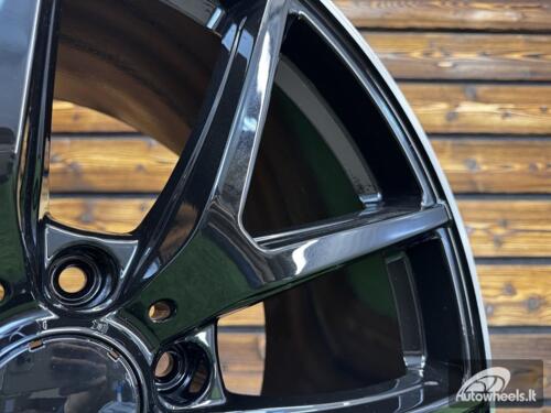 Ratlankis R21x10  5X130  ET  33  84.1  A8221  Black Matt+Polished Lip (BMPL)  For MER  (P+Z1)