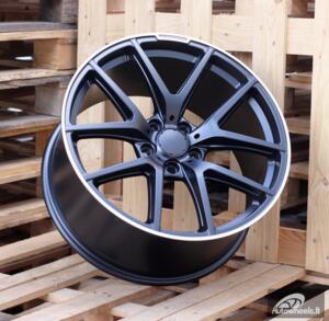 Ratlankis R21x10  5X130  ET  33  84.1  A8221  Black Matt+Polished Lip (BMPL)  For MER  (P+Z1)  ()