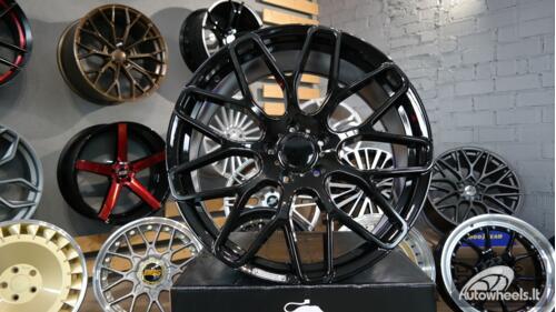 Ratlankis R22x10  5X130  ET  33  84.1  AT967  Black (BL)  For MER  (P)  (BRABUS Style)