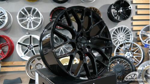 Ratlankis R22x10  5X130  ET  33  84.1  AT967  Black (BL)  For MER  (P)  (BRABUS Style)