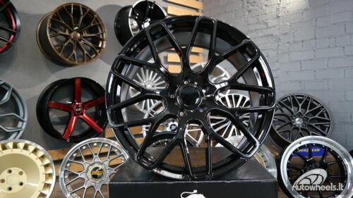 Ratlankis R20x9.5  5X112  ET  35  66.5  AT967  (IN0186)  Black (BL)  For MER  (P1)  (BRABUS Style Rear+Front)