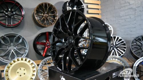 Ratlankis R20x9.5  5X112  ET  35  66.5  AT967  (IN0186)  Black (BL)  For MER  (P1)  (BRABUS Style Rear+Front)