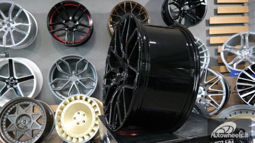 Ratlankis R20x9.5  5X112  ET  35  66.5  AT967  (IN0186)  Black (BL)  For MER  (P1)  (BRABUS Style Rear+Front)