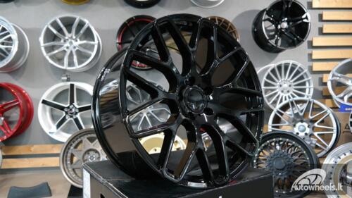 Ratlankis R20x9.5  5X112  ET  35  66.5  AT967  (IN0186)  Black (BL)  For MER  (P1)  (BRABUS Style Rear+Front)