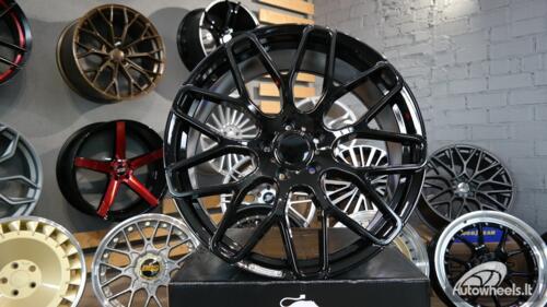 Ratlankis R20x8.5  5X112  ET  35  66.5  AT967  (IN0186)  Black (BL)  For MER  (Z5)  (BRABUS Style Rear+Front)