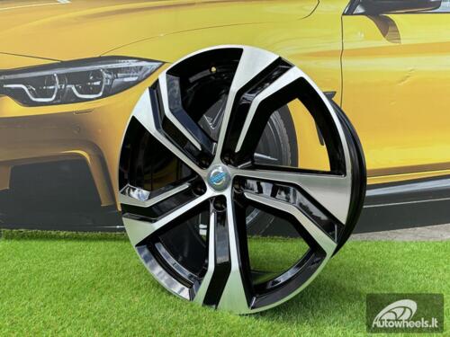 Ratlankis R20x8.5  5X108  ET  42.5  63.3  B0143  Black Polished (MB)  For VOLVO  (K4+K2+P)