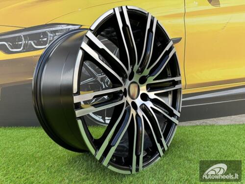Ratlankis R21x10  5X130  ET  50  71.6  B1026  Black Polished (MB)  For PORCH  (Z1)