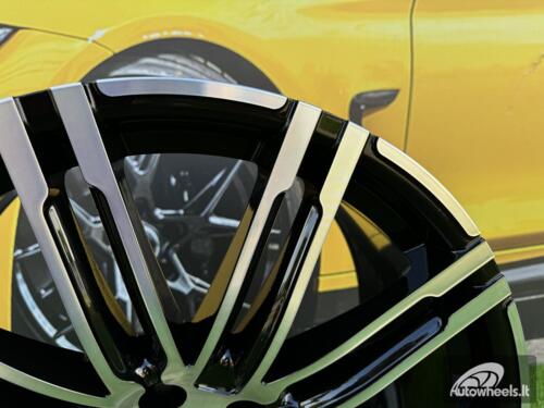 Ratlankis R20x10  5X112  ET  19  66.5  B1026  (BK841)  Black Polished (MB)  For PORCH  (K4)  (Rear+Front)