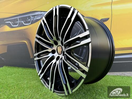 Ratlankis R20x9  5X112  ET  26  66.5  B1026  (BK841)  Black Polished (MB)  For PORCH  (K4)  (Rear+Front)