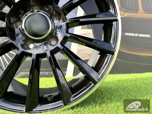 Ratlankis R18x7.5  5X112  ET  44  66.6  B1048  Black Half Matt+Polished Lip (BLHMPL)  For MER  (Z1+Z3+Z6)