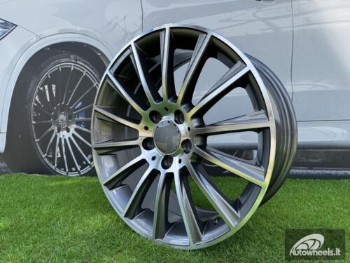 Ratlankis R18x7.5  5X112  ET  44  66.6  B1048  Grey Polished (MG)  For MER  (Z6+Z2)  (Rear+Front)