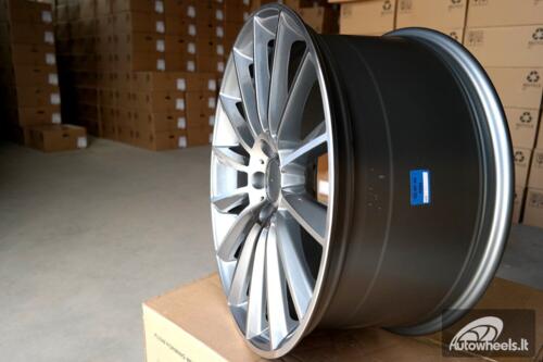 Ratlankis R18x8.5  5X112  ET  48  66.6  B1048  Grey Polished (MG)  For MER  (K7)  (Rear+Front)