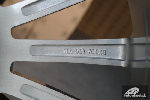 Ratlankis R18x8.5  5X112  ET  48  66.6  B1048  Grey Polished (MG)  For MER  (K7+Z2)  (Rear+Front)