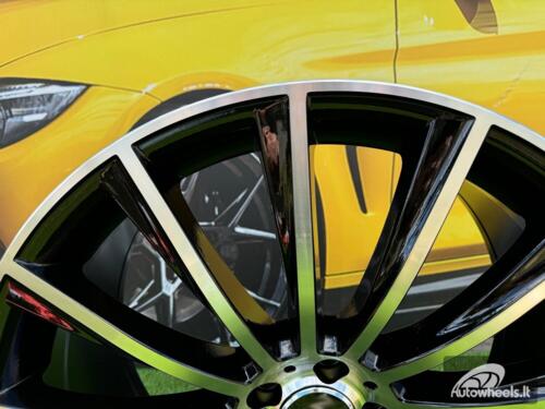 Ratlankis R19x7.5  5X112  ET  44  66.6  B1048  (BK836)  Black Polished (MB)  For MER  (K2+K4)  (HYBRID FORGED)