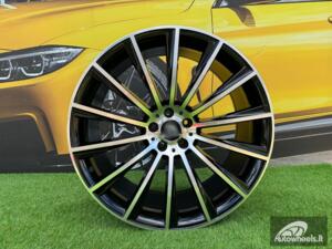 Ratlankis R19x7.5  5X112  ET  44  66.6  B1048  (BK836)  Black Polished (MB)  For MER  (K2+K4)  (HYBRID FORGED)