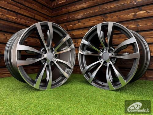 Ratlankis R20x10  5X120  ET  40  74.1  B1057  Grey Polished (MG)  For BMW  (Z3)  (Rear+Front)