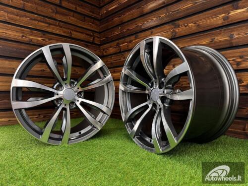 Ratlankis R20x10  5X120  ET  40  74.1  B1057  Grey Polished (MG)  For BMW  (Z3)  (Rear+Front)