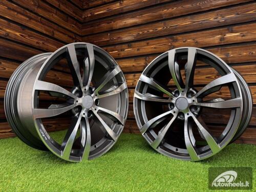 Ratlankis R20x10  5X120  ET  40  74.1  B1057  Grey Polished (MG)  For BMW  (Z3)  (Rear+Front)