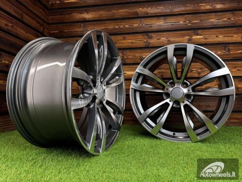 Ratlankis R20x10  5X120  ET  40  74.1  B1057  Grey Polished (MG)  For BMW  (Z3)  (Rear+Front)